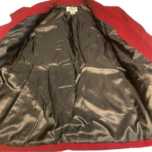 - PENDELTON WOOL WOMENS BLAZER/JACKET WITH SHOULDER PADS 1980’s size 18 - Picture 5 of 7